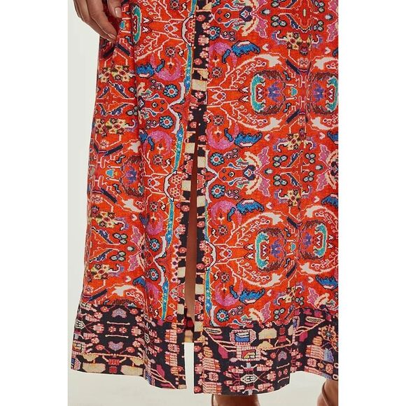 Free People Floral Maxi Dress Size 10 - Picture 6 of 11